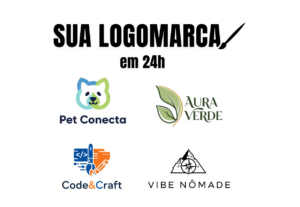 Eu vou Criar sua Logomarca Profissional em até 24h.