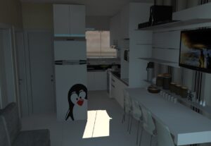Eu vou fazer seu projeto de móveis e interiores