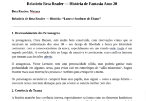 Eu vou fazer leitura crítica da sua obra literária