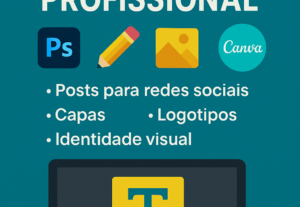 Eu vou fazer design gráfico profissional para redes sociais