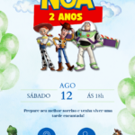 Eu vou fazer o seu convite de aniversário personalizado