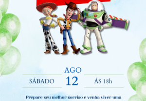 Eu vou fazer o seu convite de aniversário personalizado