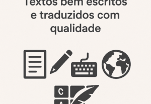 Eu vou Escrever e traduzir textos.