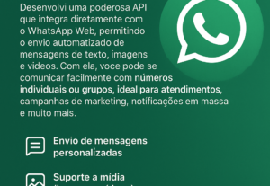 Eu vou criar uma Integração com WhatsApp Web para você