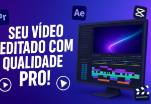 Eu vou editar seu vídeo de gameplay ou shorts.