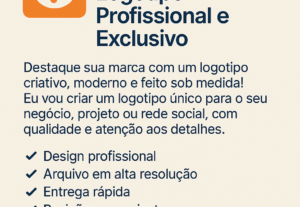 Eu vou Criar Logotipo Profissional