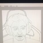Eu vou fazer um desenho digital seu para perfil.
