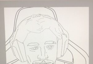 Eu vou fazer um desenho digital seu para perfil.