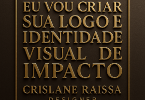 Eu vou criar sua logo e identidade visual de impacto
