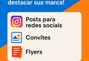 Eu vou Criar artes personalizadas e trabalhos