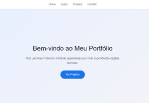 Eu vou fazer sua pagina web