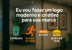 Eu vou fazer uma logo com identidade visual marcante