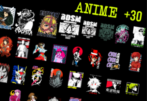 Eu vou te enviar um pack anime com mais de 100 estampas