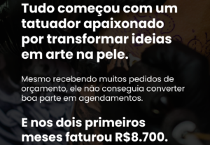 Eu vou validar seus anúncios e o seu processo comercial