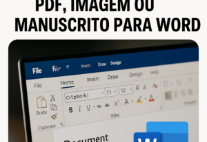 Eu vou fazer Digitalização de documentos e imagens