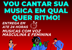 Eu vou Cantar a letra da sua musica com qualidade