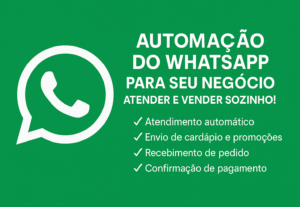 Eu vou criar um atendimento automático para o seu negócio