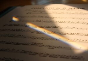 Eu vou escrever uma partitura para você