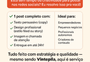 Eu vou Criar Conteúdo Profissional para Redes Sociais