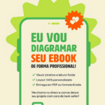 Eu vou diagramar seu eBook de forma profissional
