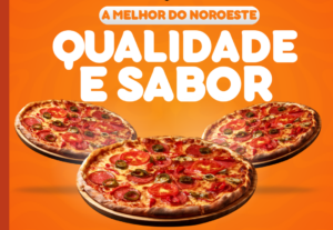 Eu vou fazer arte para divulgação de pizzaria , lojas ,etc
