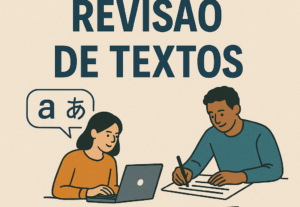 Eu vou corrigir, redigir e traduzir seus textos