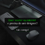 Eu vou fazer o design gráfico para o criativo do seu produto...