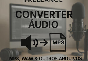 Eu vou Converto qualquer áudio em mp3, wav, etc.