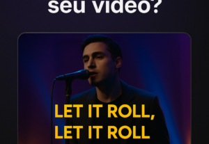 Eu vou Colocar legenda dinâmica no seu vídeo