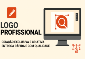 Eu vou criar uma logo profissional que valorize sua marca