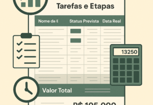 Eu vou oferecer uma planilha de orçamento de obras.