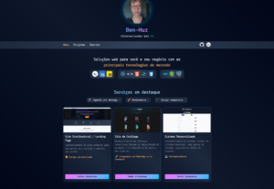 Eu vou desenvolver um site moderno.