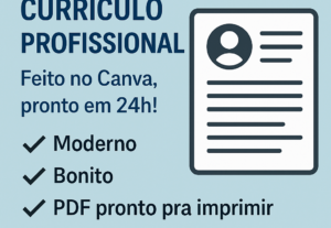 Eu vou fazer um currículo profissional para você