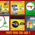 Eu vou criar post para sua loja física ou digital.