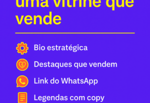 Eu vou  deixar seu Instagram com cara de loja profissional