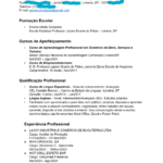 Eu vou montar seu cúrriculo organizado e objetivo