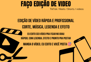 Eu vou editar um video seu