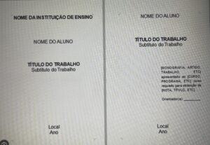 Eu vou formatar seu trabalho nas normas Abnt