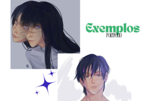 Eu vou fazer comissão de desenho estilo anime