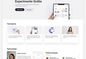 Eu vou criar a sua landing page