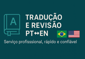 Eu vou traduzir e revisar seu texto PT-EN