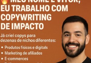 Eu vou Criar copys que vendem, chocam e convertem — sob medi...