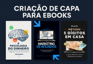 Eu vou criar a sua capa de ebook profissional
