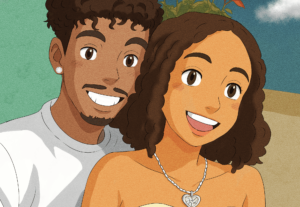 Eu vou fazer um desenho digital estilizado de você