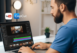 Eu vou editar Profissionalmente para YouTube com CapCut Pro.