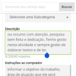 Eu vou fazer seu próximo resumo, texto ou redação