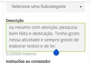 Eu vou fazer seu próximo resumo, texto ou redação