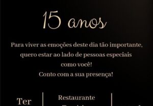 Eu vou fazer seu convite
