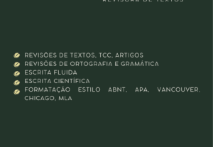Eu vou fazer Revisão ortográfica e gramatical de textos e ar...