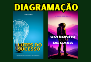 Eu vou diagramar ou criar a capa do seu e-book de sucesso